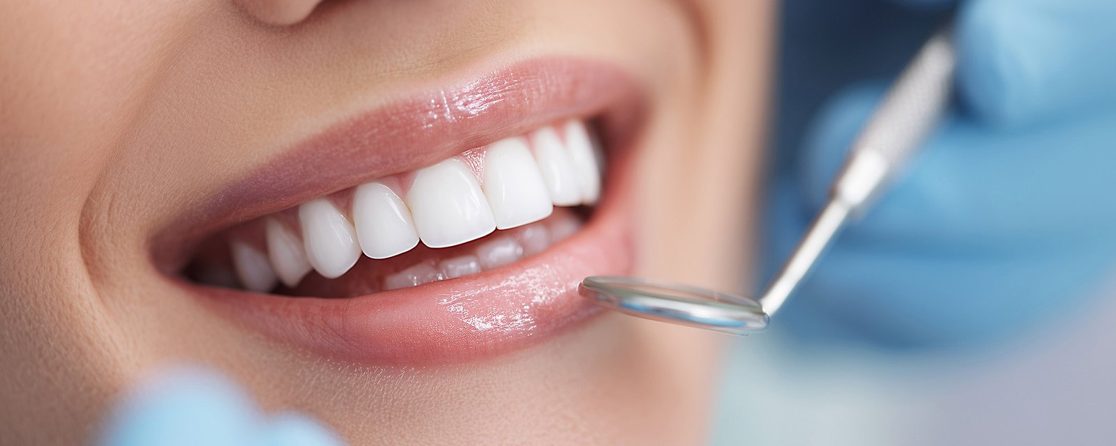 Patient smiling during a dental examination at Rectory Dental Clinic