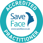 Save Face accredited practitioner Logo.
