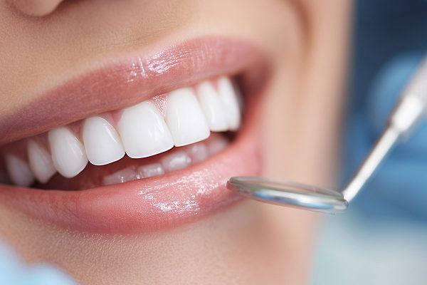 Patient smiling during a dental examination at Rectory Dental Clinic